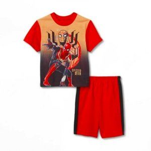 NWT - Boys Marvel Spider-Man 2pc Pajama Set Size 4 Red
